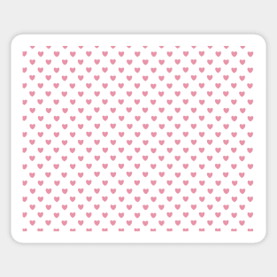 heart pattern aesthetic pinterest coquette dollette nymphette pink Sticker